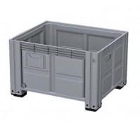 Пластиковый контейнер (iBox) 1200х1000х760 сплошной на ножках